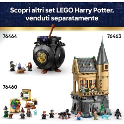 LEGO 76467 Harry Potter La Casa di Luna Lovegood Giocattolo - Modellino in Miniatura con Mattoncino Luminoso e 5 Minifigure - D
