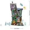 LEGO 76467 Harry Potter La Casa di Luna Lovegood Giocattolo - Modellino in Miniatura con Mattoncino Luminoso e 5 Minifigure - D