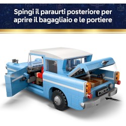 LEGO 76470 Harry Potter Ford Anglia Volante Incantata - Regalo Festa del Papà - Modellino di Macchina Giocattolo con Harry e Ro