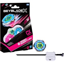 Hasbro Beyblade X, Set Starter Pack Wriggle Kraken S 3-85O CX, Trottola e Lanciatore