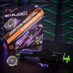 Hasbro Beyblade X, Set con Lanciatore Victory con Rotazione a Destra e Impugnatura