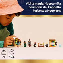 LEGO Harry Potter 76460 Castello di Hogwarts: Cerimonia del Cappello Parlante Giocattolo - Minifigure da Collezione Patronus ol