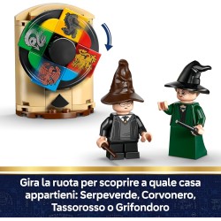 LEGO Harry Potter 76460 Castello di Hogwarts: Cerimonia del Cappello Parlante Giocattolo - Minifigure da Collezione Patronus ol