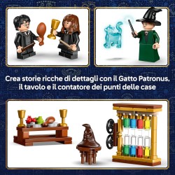 LEGO Harry Potter 76460 Castello di Hogwarts: Cerimonia del Cappello Parlante Giocattolo - Minifigure da Collezione Patronus ol