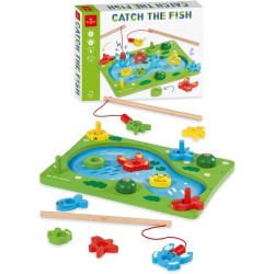 Dal Negro - Catch the Fish, gioco della pesca con magneti. Adatto per bambini 3+