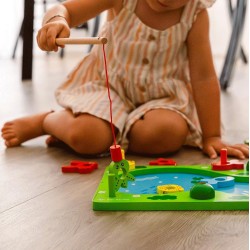 Dal Negro - Catch the Fish, gioco della pesca con magneti. Adatto per bambini 3+
