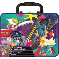 PKM Collector Chest POKEMON Card Valigetta METALLO da Collezione autunno 2025 - Gioco di Carte LINGUA ITALIANA - Trading Card
