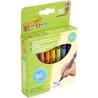 CRAYOLA Mini Kids, Maxi Pastelli a Cera Lavabili, Forma Triangolare Ideale per i Bambini, 16 Colori Assortiti, Età 12 Mesi, 52-