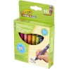 CRAYOLA Mini Kids, Maxi Pastelli a Cera Lavabili, Forma Triangolare Ideale per i Bambini, 16 Colori Assortiti, Età 12 Mesi, 52-