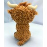 TY Beanie Boos - Alfie la Mucca con Occhi Arancioni Grandi e Glitter, il Peluche con gli Occhi Grandi Scintillanti - 15 Cm - T3