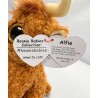 TY Beanie Boos - Alfie la Mucca con Occhi Arancioni Grandi e Glitter, il Peluche con gli Occhi Grandi Scintillanti - 15 Cm - T3
