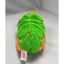 TY Beanie Boos - Pilar il Bruco con Occhi Verdi Grandi e Glitter, il Peluche con gli Occhi Grandi Scintillanti - 15 Cm - T37375