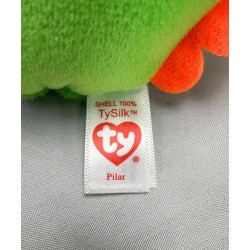 TY Beanie Boos - Pilar il Bruco con Occhi Verdi Grandi e Glitter, il Peluche con gli Occhi Grandi Scintillanti - 15 Cm - T37375