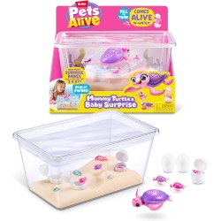 Zuru - Pets Alive Mama Turtle Surprise di ZURU, giocattolo robotizzato animale tartaruga