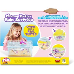 Zuru - Pets Alive Mama Turtle Surprise di ZURU, giocattolo robotizzato animale tartaruga