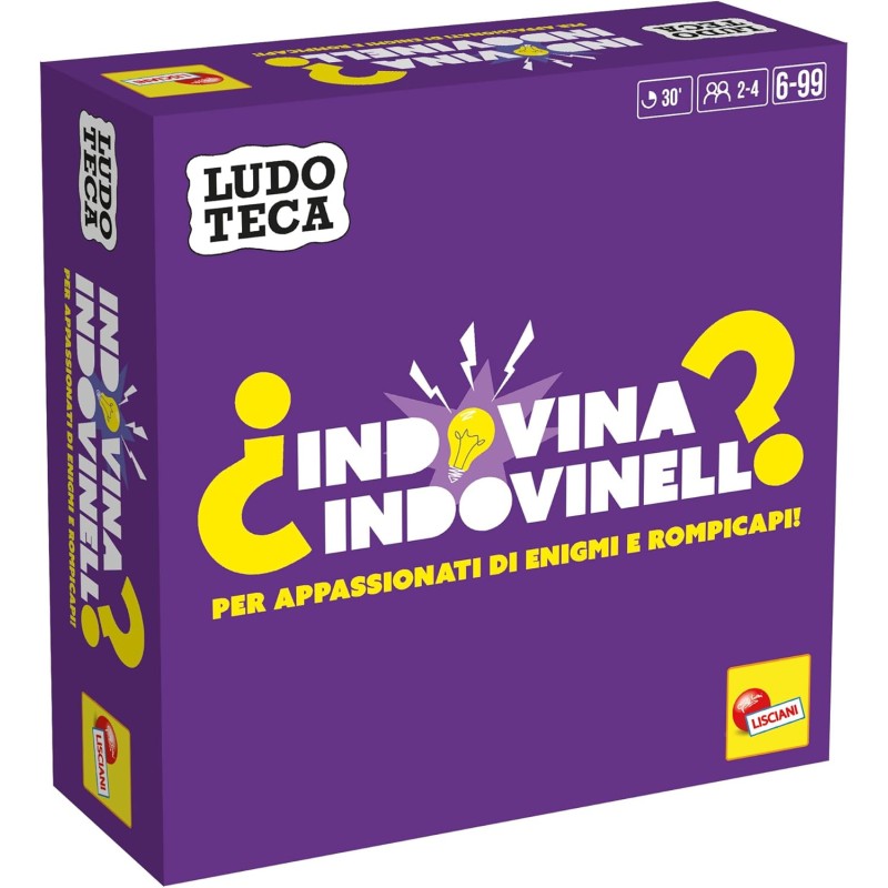 Lisciani Giochi - Ludoteca Pocket Indovina indovinello, 111275