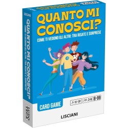 Lisciani Giochi - Ludoteca Card Game Quanto Mi conosci?, 118083