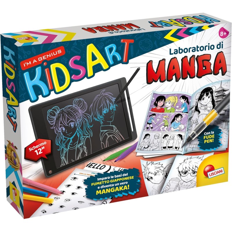 Lisciani Giochi - Im a Genius Kids Art Il Laboratorio di Manga, 117352