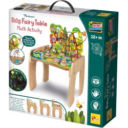 Lisciani Giochi - Montessori Legno Tavolo 1000 attivita, Cresce con Te, 113729