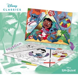 Lisciani Giochi - Disney Puzzle DF maxifloor 150 Lilo And Stitch, 105830