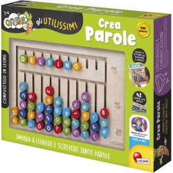 Lisciani Giochi - Carotina Gli Utilissimi Crea Parole, 110179