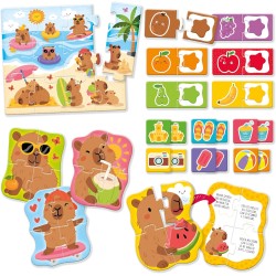 Lisciani Giochi - Carotina Baby 10 Giochi del Capibara, 117772