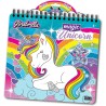 Nice Group - Girabrilla Magic Unicorn Book, Libro da Disegno con Immagini da Colorare