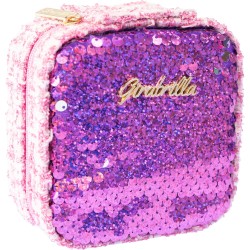 Girabrilla Mini Case, 1 Mini Trousse con Specchio e Set di Trucchi per Bambini, colore a sorpresa