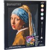 Diamantiny Level Up - QUADRO - Creative Art, Kit crea il Mosaico con i Numeri, Ragazza con Orecchino di Perla