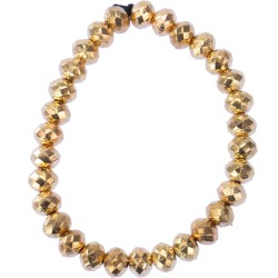 Nice Group - Perline ABC Gold Mixed, Kit da oltre 600 Perline colorate e multiformi