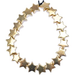 Nice Group - Perline ABC Gold Mixed, Kit da oltre 600 Perline colorate e multiformi