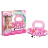 Nice Group - Magic Unicorn, 1 Travel Trousse con Trucchi, Ombretti e Lucidalabbra