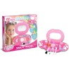 Nice Group - Magic Unicorn, 1 Travel Trousse con Trucchi, Ombretti e Lucidalabbra
