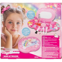 Nice Group - Magic Unicorn, 1 Travel Trousse con Trucchi, Ombretti e Lucidalabbra