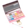 Eyeshadow Palette, 1 Astuccio con Ombretti e Applicatori