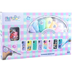 MOMOMI Nice Group Decoden Rainbow Cream Set, 1 Kit Creme Sintetiche Colori Arcobaleno