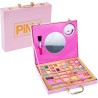 Selfie Ring Suitcase, 1 Valigetta Set Trucchi con Specchio e Anello Luminoso per Selfie