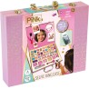 Selfie Ring Suitcase, 1 Valigetta Set Trucchi con Specchio e Anello Luminoso per Selfie