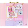 Selfie Ring Suitcase, 1 Valigetta Set Trucchi con Specchio e Anello Luminoso per Selfie