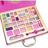 Selfie Ring Suitcase, 1 Valigetta Set Trucchi con Specchio e Anello Luminoso per Selfie