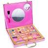 Selfie Ring Suitcase, 1 Valigetta Set Trucchi con Specchio e Anello Luminoso per Selfie