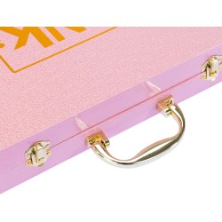Selfie Ring Suitcase, 1 Valigetta Set Trucchi con Specchio e Anello Luminoso per Selfie