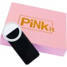 Selfie Ring Suitcase, 1 Valigetta Set Trucchi con Specchio e Anello Luminoso per Selfie