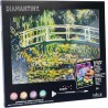 Diamantiny Level Up - QUADRO - Creative Art, Kit crea il Mosaico con i Numeri, Ninfee Bianche