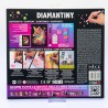 Diamantiny Level Up - QUADRO - Creative Art, Kit crea il Mosaico con i Numeri, Ninfee Bianche