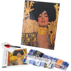 Diamantiny Level Up - QUADRO - Creative Art, Kit crea il Mosaico con i Numeri, Giuditta I