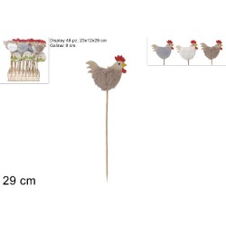 Spillone Gallina 29 cm, modelli assortiti, 1 pezzo