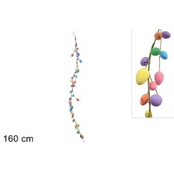 Ghirlanda 160 cm Uova Colorate