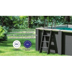 Piscina Composito GRE Serie AVANTGARDE 315x175 h96 rettangolare KPCOR2814T