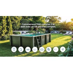Piscina Composito GRE Serie AVANTGARDE 595x315 h126 rettangolare KPCOR60T